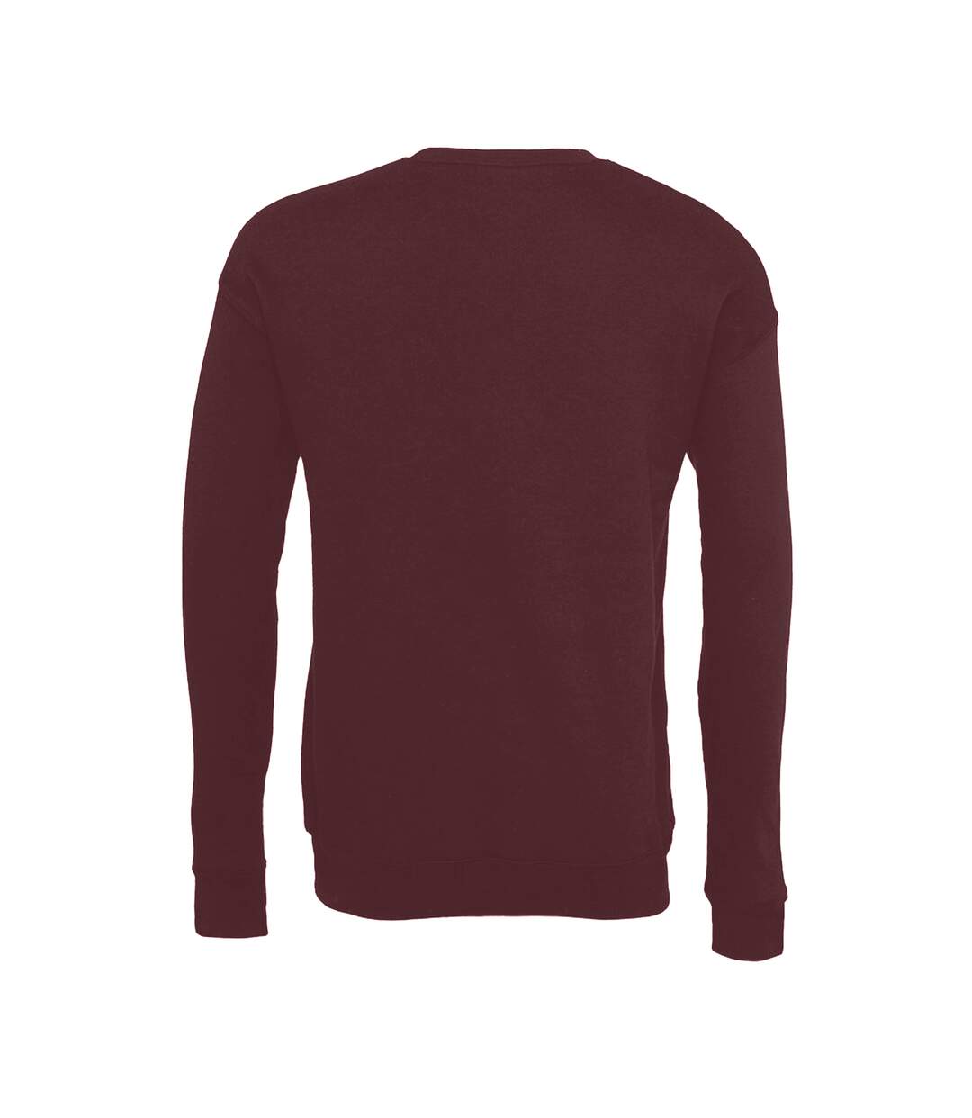 Sweat classic adulte bordeaux Bella + Canvas-2