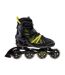 Patins À Roulettes Alignées Desq Homme 43 Fr Noir Vert Néon Coolslide-1