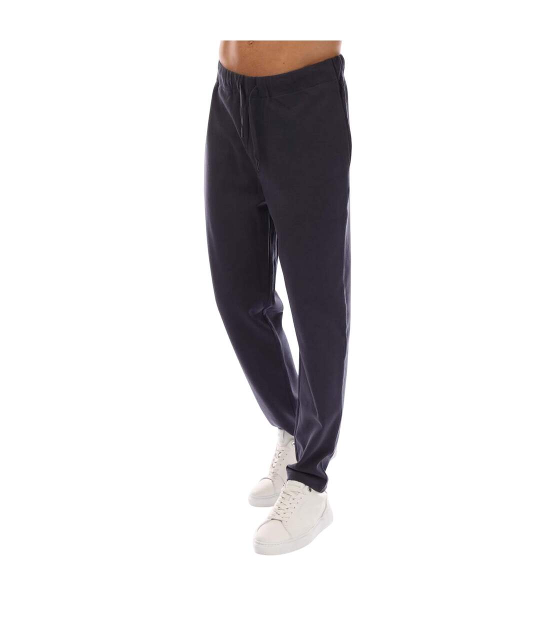 Mens Hybrid Interlocking Jogging Bottoms Navy Lyle & Scott-1