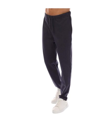 Mens Hybrid Interlocking Jogging Bottoms Navy Lyle & Scott