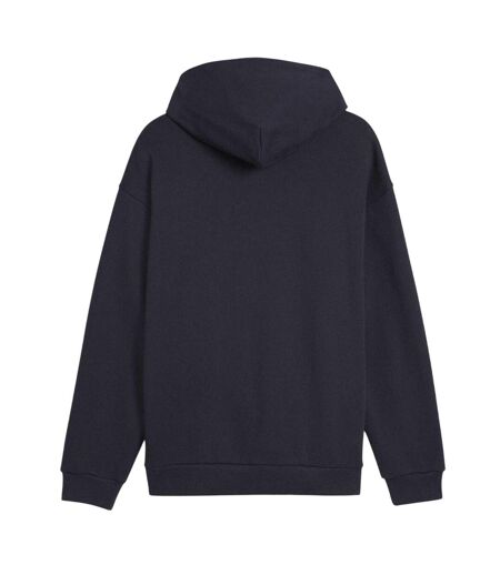 Mens Manchester City Fc Cotton Blend Hoodie New French Navy Puma