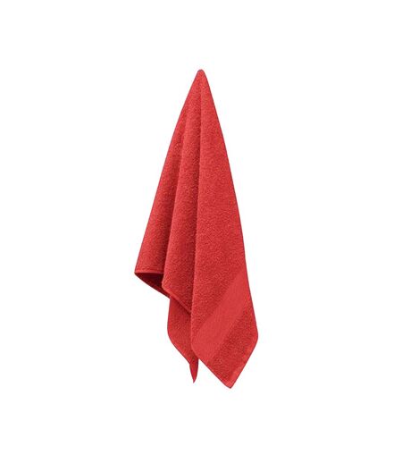 Terry organic cotton towel red MidOcean
