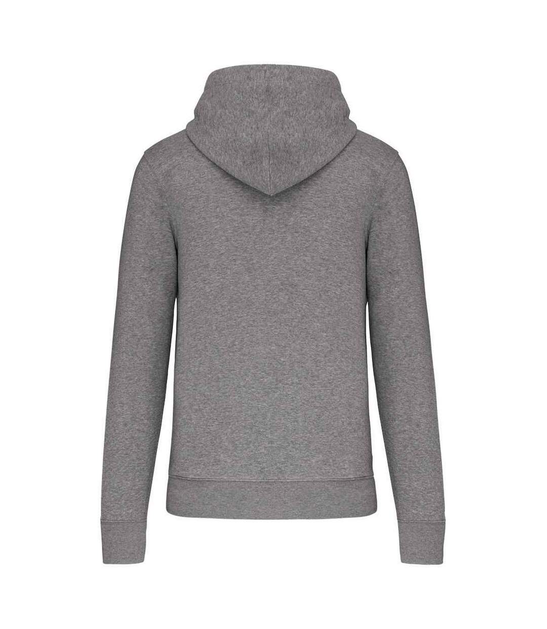 Sweat à capuche homme gris chiné Kariban-2