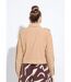 Blouson zippé court velours grosses cotes-2