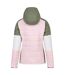 Womens/ladies Lively Padded Jacket Olivine Green Crystal Rose Dare 2B-3
