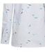 Chemise Motif/style Oiseaux Country Femme Blanc Bleu Musto-4