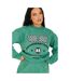 Sweat Motif/style Imprimé Graphique Femme Vert Missy Empire-3