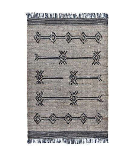 Tapis jute fait à la main motif oriental TLIPO