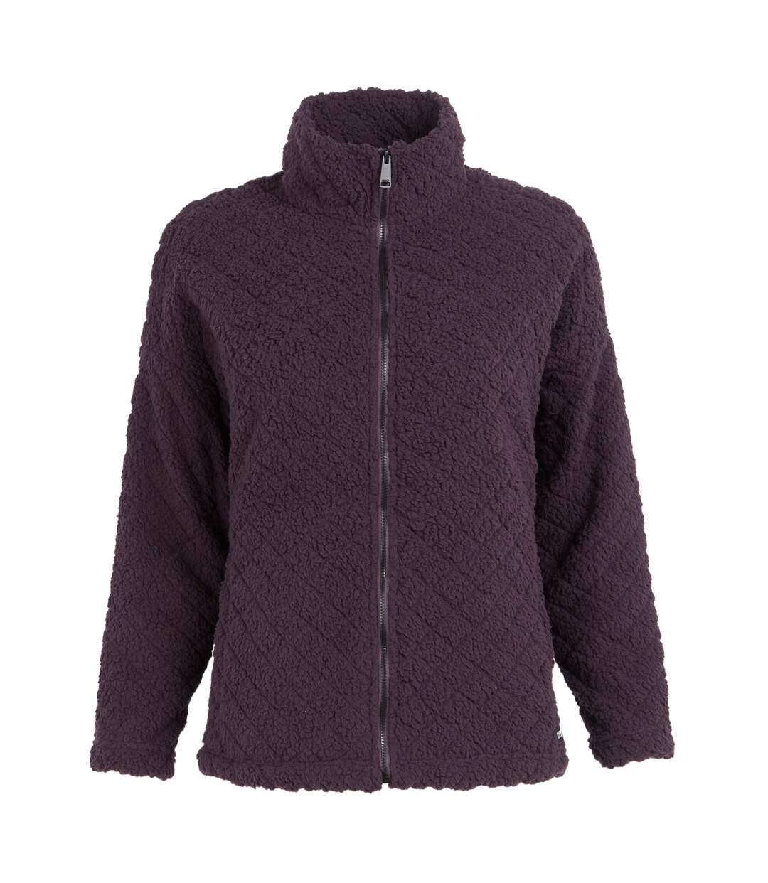 Womens/ladies apphia full zip fleece jacket deep plum Regatta-1