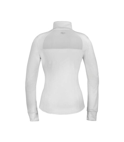 Womens/ladies recycled fitness jacket white Spiro