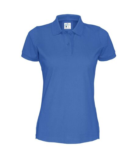 Womens/ladies Pique Lady T-shirt Royal Blue Cottover