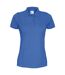 Womens/ladies Pique Lady T-shirt Royal Blue Cottover-1