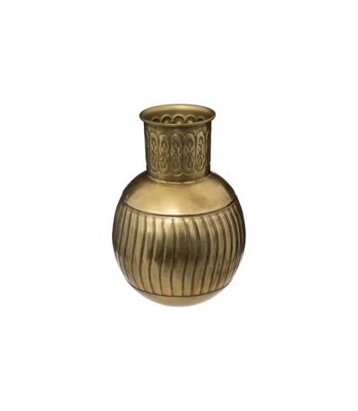 Vase Design en Métal Midnight Garden 31cm Or