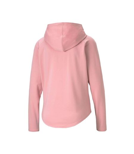 Sweat à capuche rose femme puma active - s