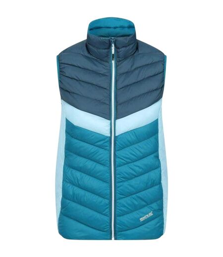 Veste Matelassée Sans Manches Motif/style Blocs De Couleurs Harrock Femme Bleu Sarcelle Foncé Bleu Sarcelle Sombre Regatta