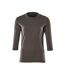 Womens/ladies Crossover 3/4 Sleeve T-shirt Dark Anthracite Mascot-1