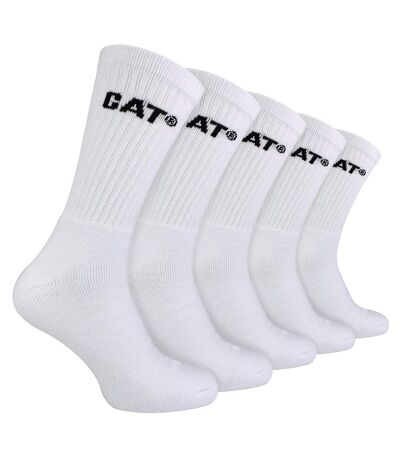 Mens 5 Pack Durable Cotton Performance Work Socks