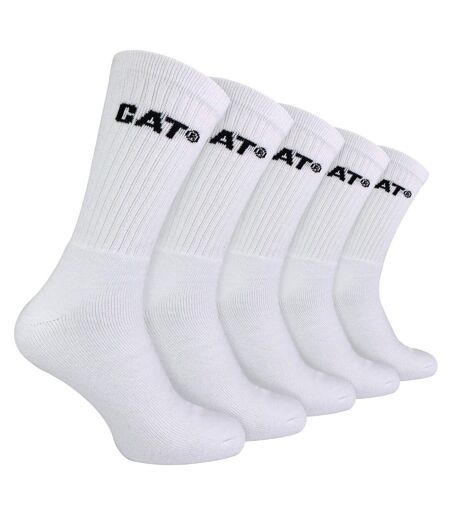 Mens 5 Pack Durable Cotton Performance Work Socks