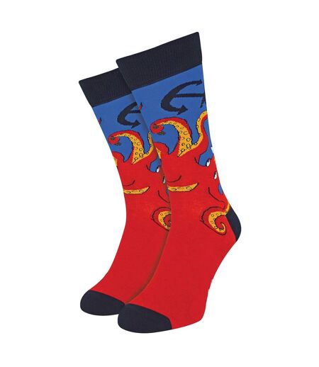 Chaussettes Rigolote Poisson | Soctopus | Respirant Coton Chaussettes Fantaisie