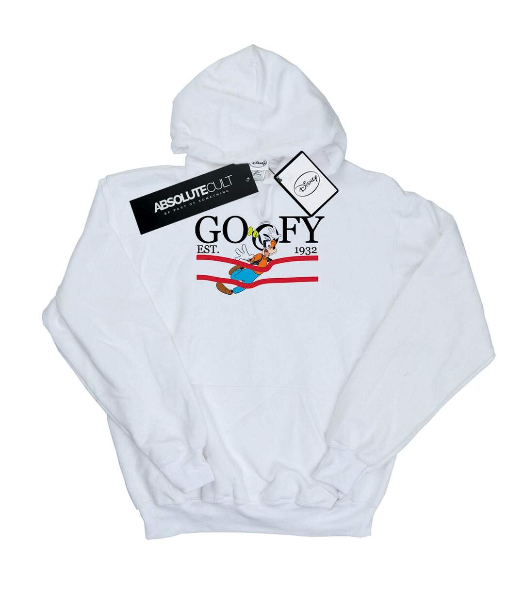 Disney - Sweat à capuche GOOFY BY NATURE - Femme (Blanc) - UTBI10804-1