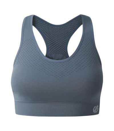 Brassière de sport dont sweat it femme bleu gris Dare 2B