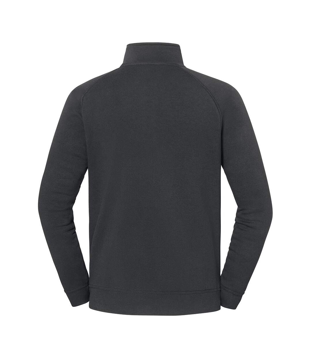 Sweat Uni À Col Montant Zippé Iconic Premium Homme Anthracite Fruit Of The Loom-3