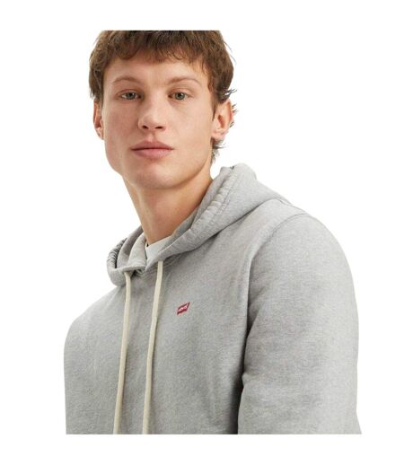 Mens Pullover Hoodie Mid Grey Levis