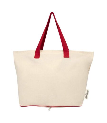 Tote Bag Sierra Taille Unique Naturel Rouge Floso