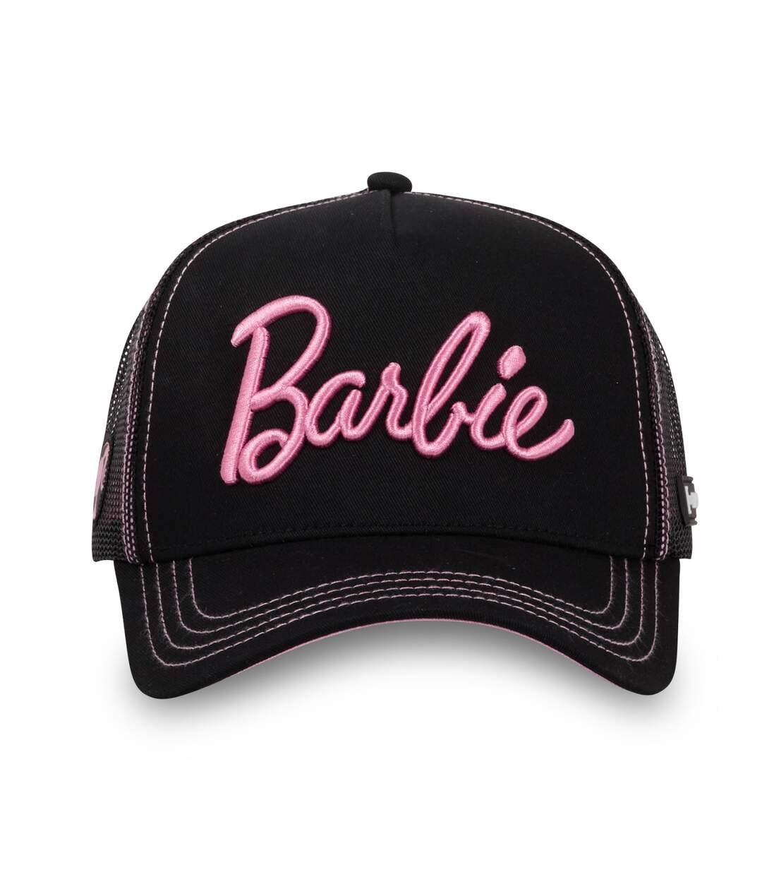 Casquette femme trucker fermeture snapback Barbie Capslab-3