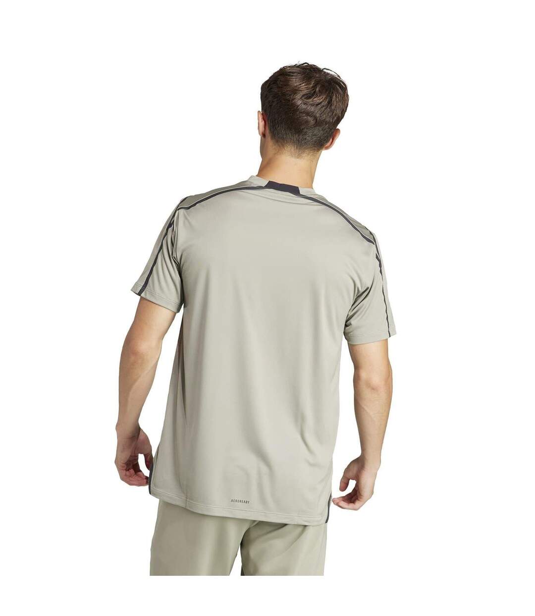 Mens Designed For Training T-shirt Pebble Adidas-2