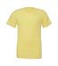 T-shirt unisexe jaune Bella + Canvas