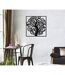 Décoration Murale Encadrée en Métal Three 70cm Noir-5