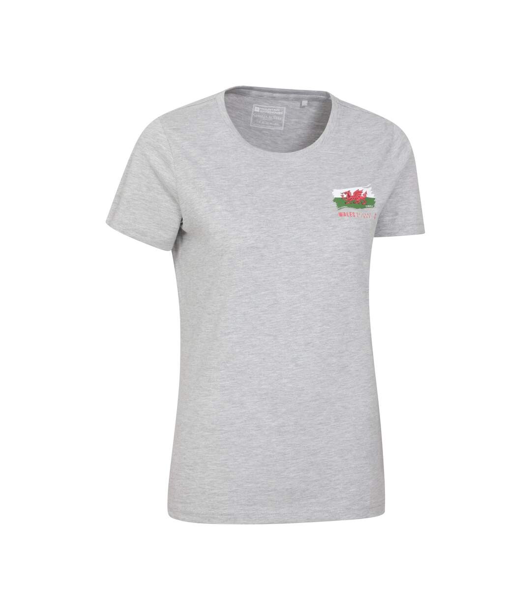 Womens/ladies wales t-shirt grey Mountain Warehouse-3