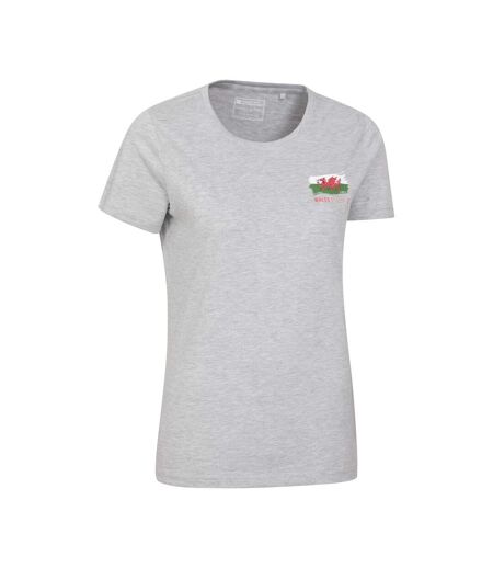 Womens/ladies wales t-shirt grey Mountain Warehouse