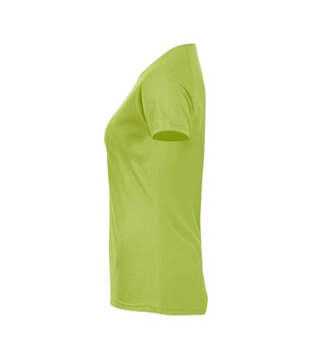 T-shirt Sporty Femme Vert Pomme SOLS