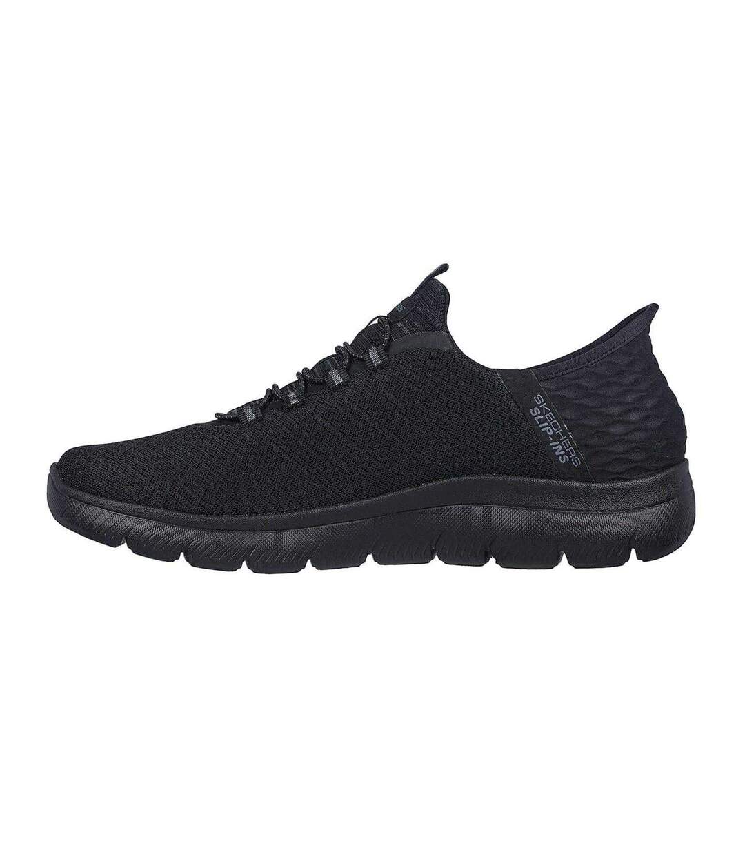 Mens Summits High Range Slip-in Trainers Triple Black Skechers-2