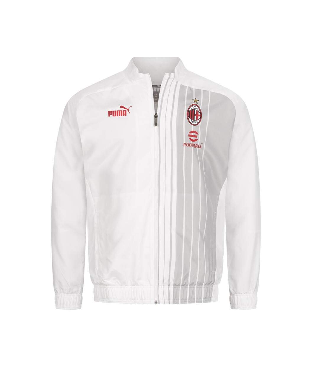 AC milan veste prematch blanche homme puma 2022/2023 - m-1