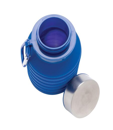 Collapsible silicone 550ml bottle one size blue XD Collection