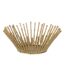 Coupelle Déco en Métal Bradford 38cm Doré-1