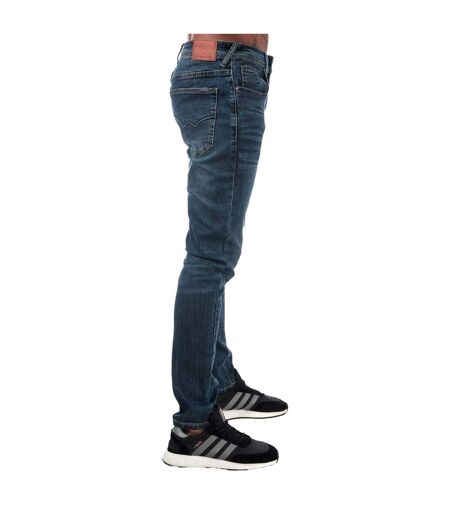 Jean Overbug Homme Bleu Denim Duck And Cover