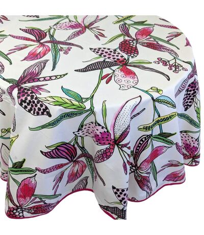 Nappe coton enduite PARADIS Ovale