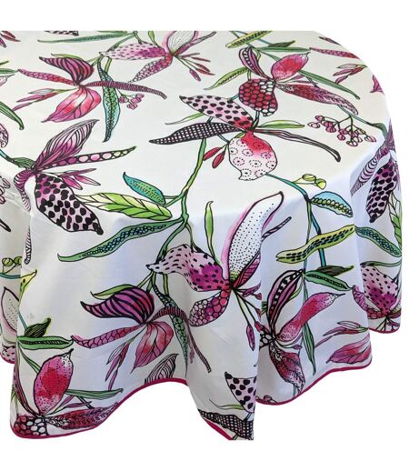 Nappe coton enduite PARADIS Ovale