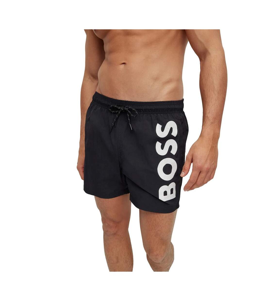 Short de bain octopus homme noir Boss-3