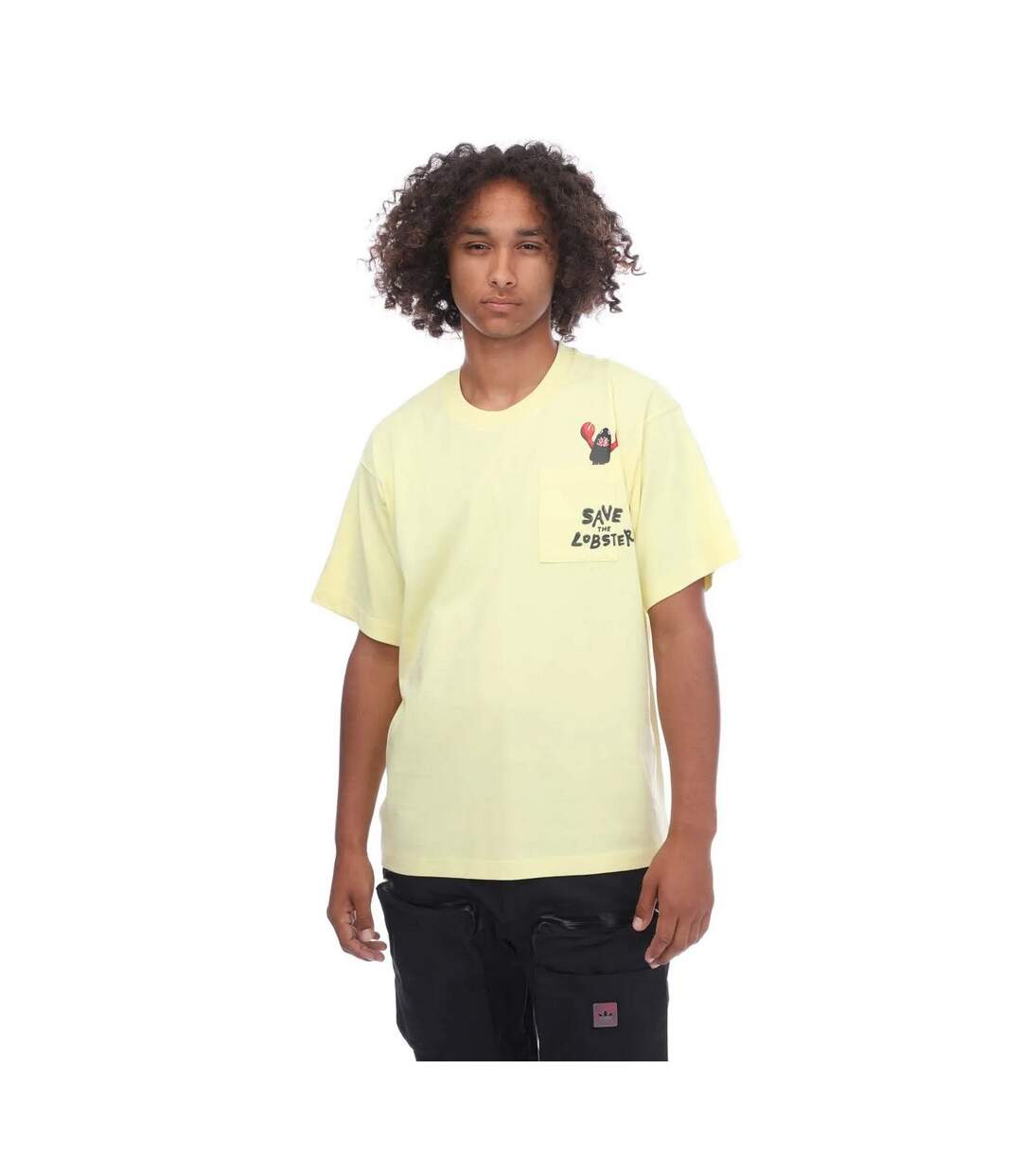 T-shirt philip colbert femme jaune Adidas-1