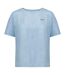T-shirt Nicoletti Femme Bleu Brumeux Imprimé Trespass-1