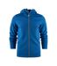 Mens Layback Hoodie Blue Printer RED-1