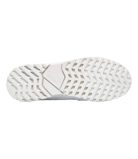 Womens/ladies Logo Low Cut Trainers White CLAE