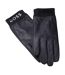 Mens Lambs Leather Gloves Dark Blue Boss-4
