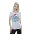 Disney Femmes/Les femmes Lilo And Stitch Christmas Lights - T-shirt en coton à motif d'esquisse (Gris sportif) - UTBI25669-2