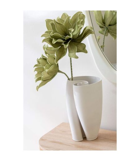 Vase Déco en Céramique Hydra 33cm Beige